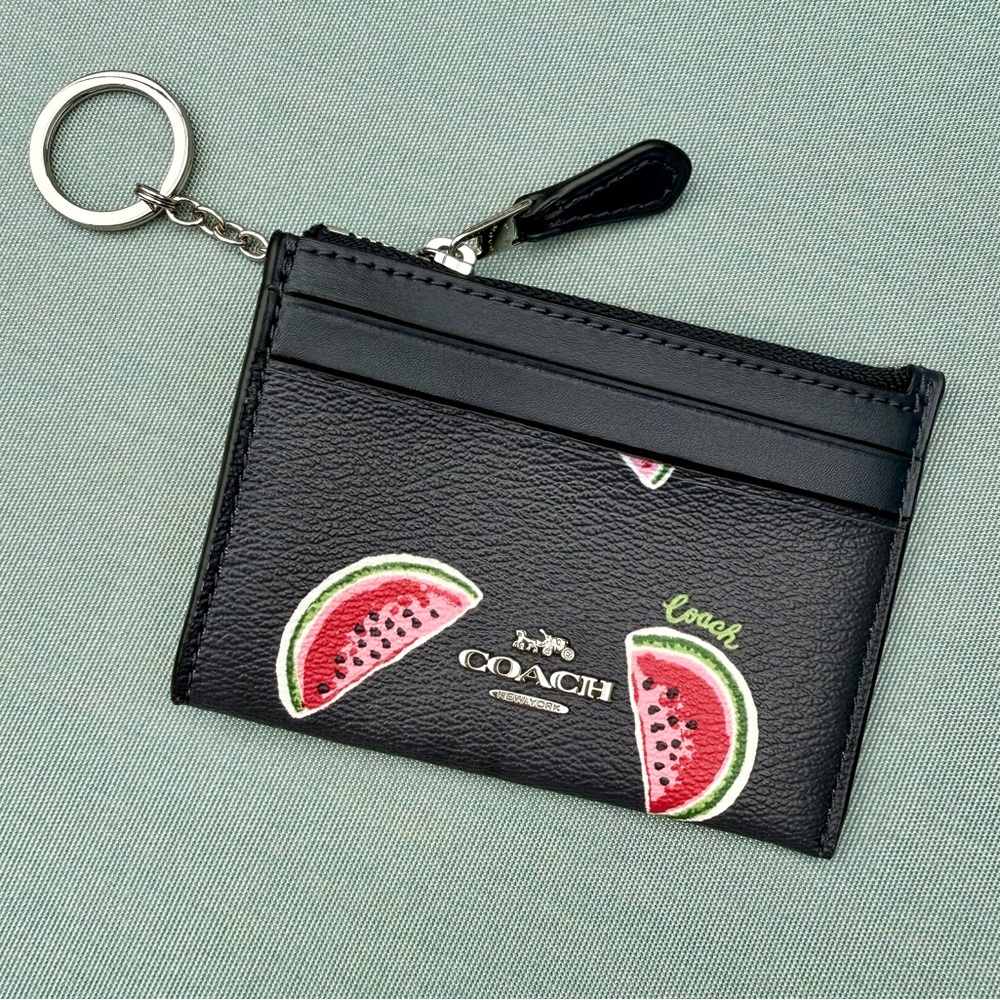 Coach Mini Skinny ID Case Keyring - Picture 2 of 6